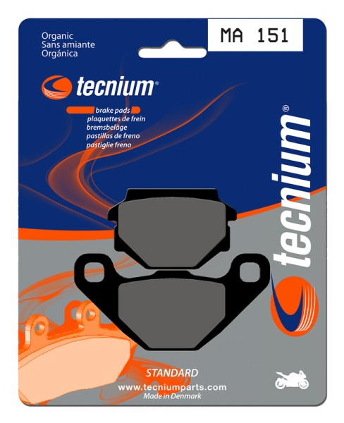 Pastiglie freno organiche Tecnium Street - MA151