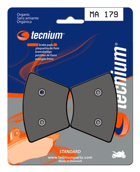 Pastiglie freno organiche Tecnium Street - MA179