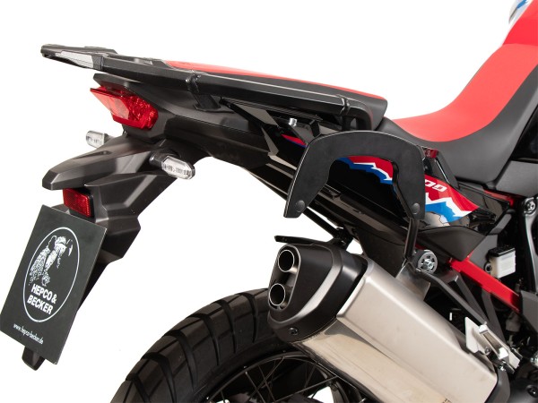 Portapacchi laterale C-Bow nero per Honda CRF 1100 L Africa Twin (24-) Hepco & Becker