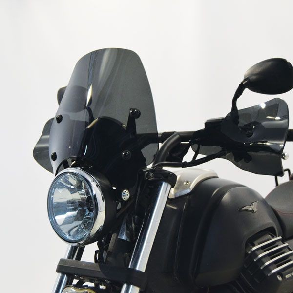 Parabrezza piccolo pesantemente oscurato per Moto Guzzi Audace (17-20)