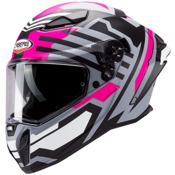 Caberg casco Drift Evo II Horizon grigio opaco/nero-fucsia