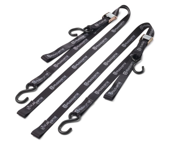 Cinghie di tensione con ganci per Husqvarna FS 701 Superrmoto, FS 450 e Svartpilen 401 Original