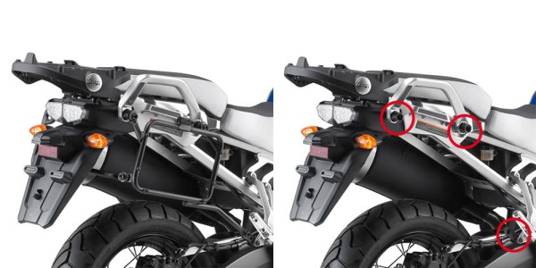 Portavaligie laterale per Yamaha XT 1200Z Super Ténéré (10-20) / Yamaha XT1200ZE Super Ténéré (14-20)