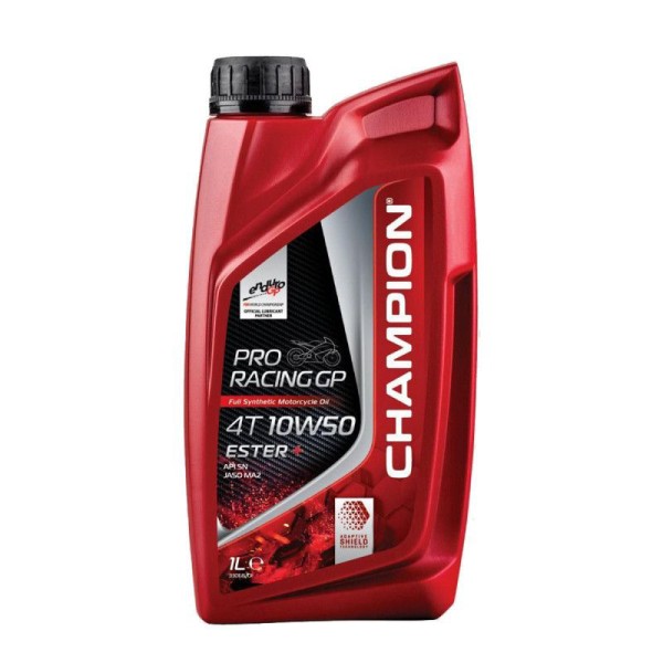 CHAMPION® Proracing GP 4T 10W-50 ESTER + Olio motore completamente sintetico - 1 litro
