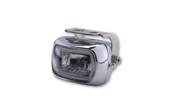 Faro fendinebbia intelligente HIGHSIDER cromato omologato E (1 pezzo)