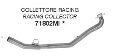 ARROW Racing Krümmer Edelstahl für Honda NC750X RH23 2025-