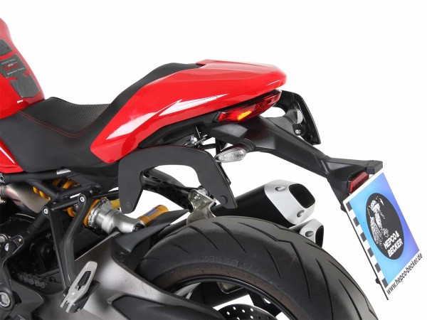 Portapacchi laterale C-Bow nero per Ducati Monster 1200 S (17-20) Hepco & Becker