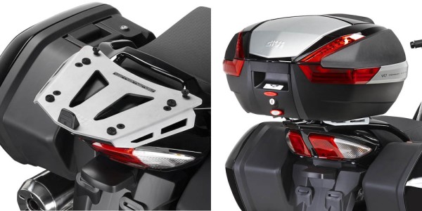Porta bauletto alluminio per Yamaha FJR 1300 (Bj.06-18) Givi