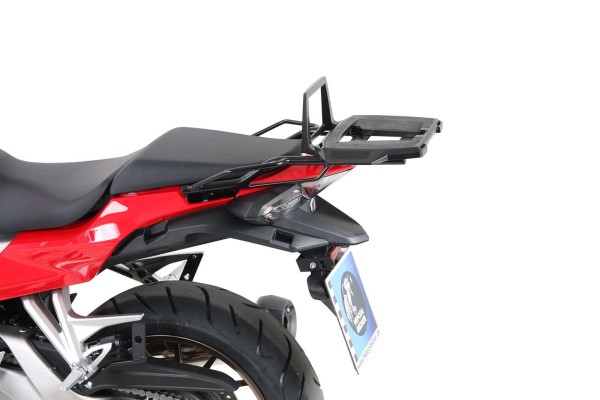 Portavaligie Alurack nero per Honda VFR 800 F (14-20) Hepco & Becker