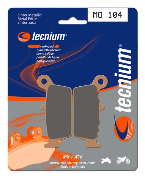 Pastiglie freno Tecnium MX/ATV in metallo sinterizzato - MO104