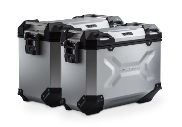 SW-Motech Sistema di valigie in alluminio TRAX ADV argento Suzuki V-Strom 1050 /XT (19-21), WEF0