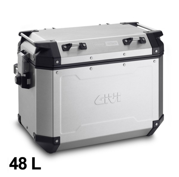 Givi Valigia laterale in alluminio Single Trekker Outback 48L Monokey - Destra