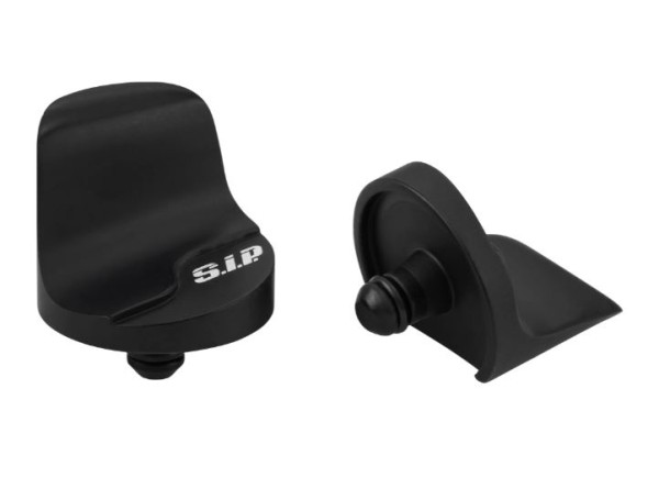 Copriforo per specchietto destro e sinistro per Vespa Primavera/Sprint/Elettrica 50-150cc, nero opaco
