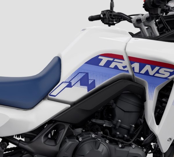 Protezioni laterali del serbatoio blu per Honda XL 750 Transalp (25-) / E-Clutch (26-) originali