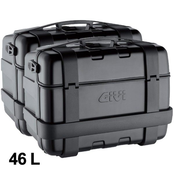 Givi Set valigie Trekker 46L nero Monokey