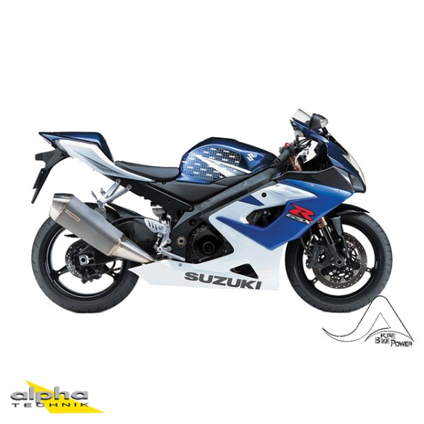 Stompgrip chiaro Volcano per Suzuki GSXR1000, 2005-2006