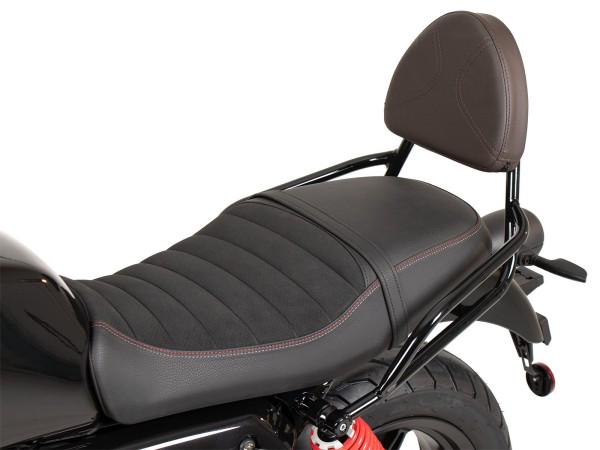 Sissybar nero/marrone senza portapacchi per Moto Guzzi V7 Stone Special Edition (22-)