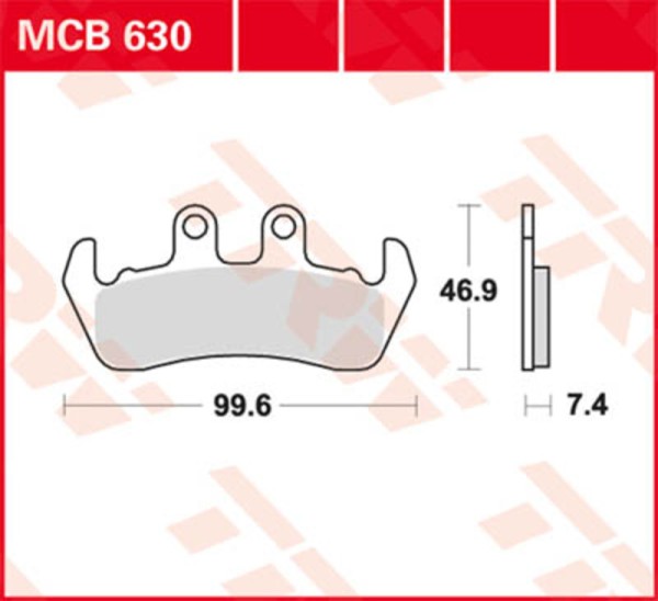 Pastiglie freno TRW Lucas MCB502