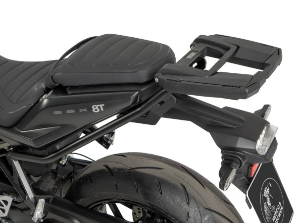 Easyrack porta bauletto nero per Suzuki GSX-8T (25-) Hepco & Becker