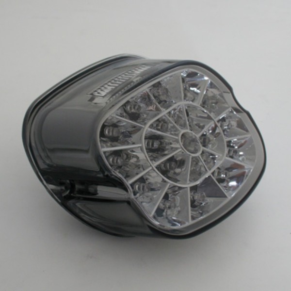 HIGHSIDER luce posteriore intelligente a LED nera stile HD, omologata (1 pezzo)