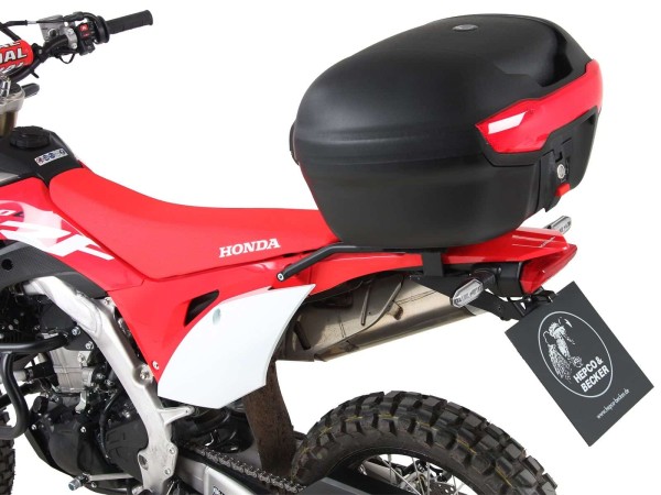 Portapacchi nero incluso Journey Topcases 40 nero per Honda CRF 450 L (19-21)