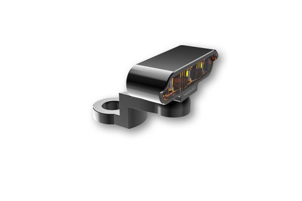 HIGHSIDER Pro Type 2 LED alloggiamento indicatore nero / lente grigio fumo (coppia), anteriore