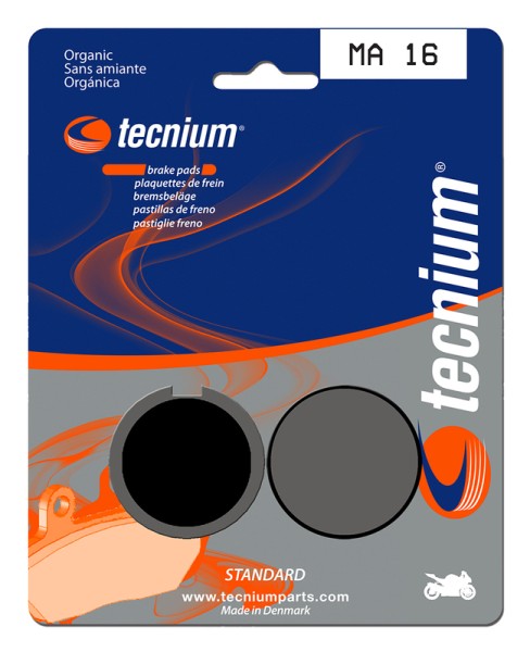 Pastiglie freno organiche Tecnium Street - MA16