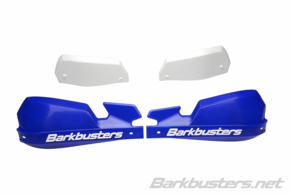 Barkbusters VPS MX Set di paramani in plastica Solo deflettore blu/bianco