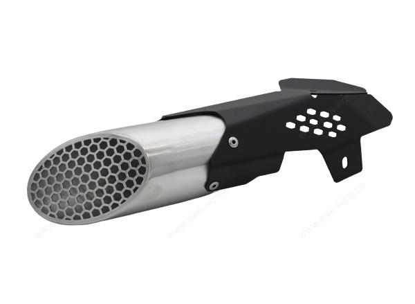 Coperchio di scarico in stile MotoGP per Yamaha MT-07 (25-) Originale