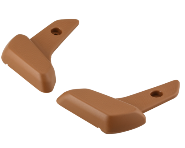 Fußrasten hellbraun links/rechts für Vespa Primavera/​Sprint 50-150ccm, Kunststoff