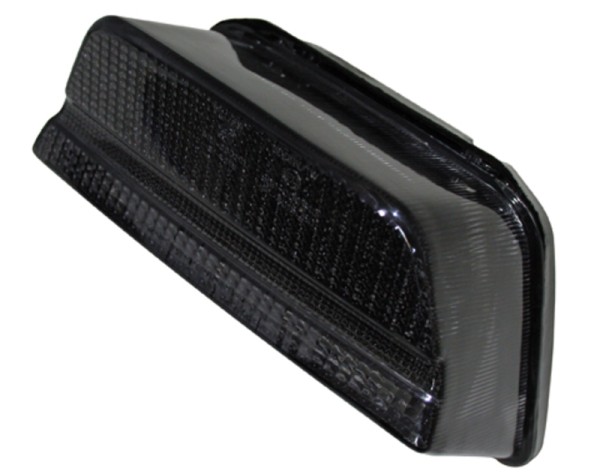 HIGHSIDER smart LED fanale posteriore nero stile Kawasaki, omologato E (1pz)