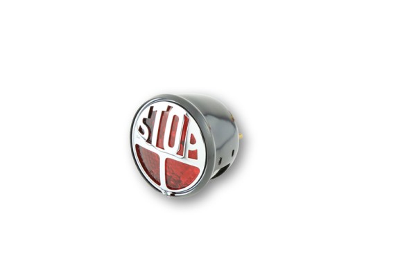 HIGHSIDER smart Stop Luce posteriore a LED nera omologata E (1 pezzo)