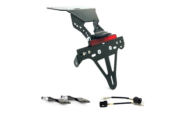 alpha Technik Kennzeichenhalter-Blinker-Kit X-LED für YZF-R3 / MT03 ab Modelljahr 2020- (Hinten)