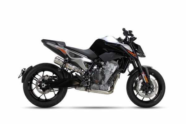 Silenziatore posteriore IXRACE MK2 KTM 790 /890 Duke, acciaio inox, omologato E, Euro4+5