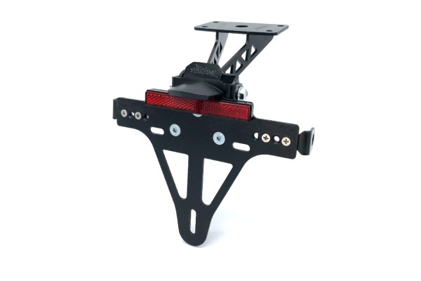 alpha Technik Kennzeichenhalter für Yamaha MT07A, MT-07 und MT-07 Moto Cage, Typ RM04, RM17 und RM18