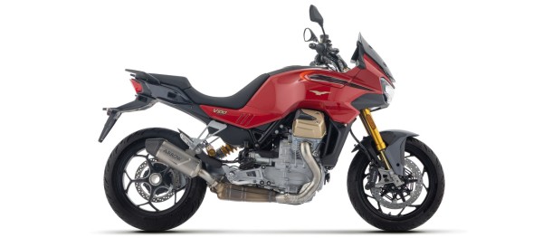 Scarico ARROW INDY RACE EVO in titanio con terminale in carbonio per Moto Guzzi V 100 Mandello / Stelvio (25-)
