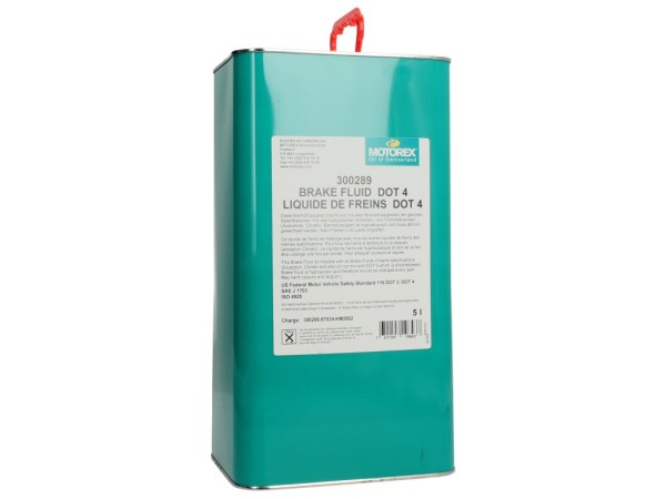 Liquido freni Motorex, DOT 4, 5 l, trasparente