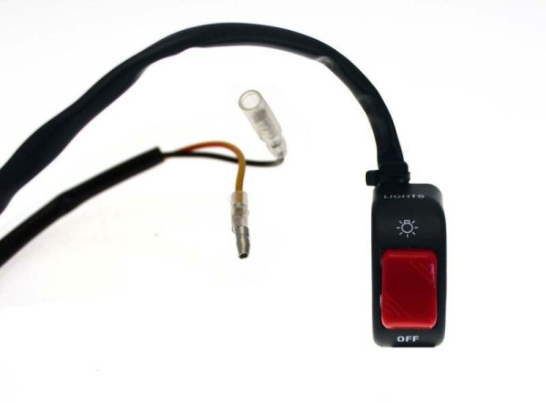 Interruttore della luce in Tecnium on/off