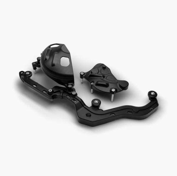 Barra di protezione in alluminio nero per motore per Aprilia RSV4 / Tuono V4 1100 (25-)
