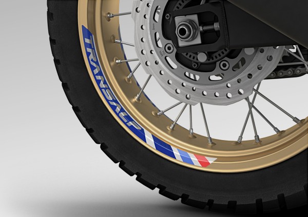 Decorazione cerchio Pearl Glare White per Honda XL 750 Transalp (25-) Originale