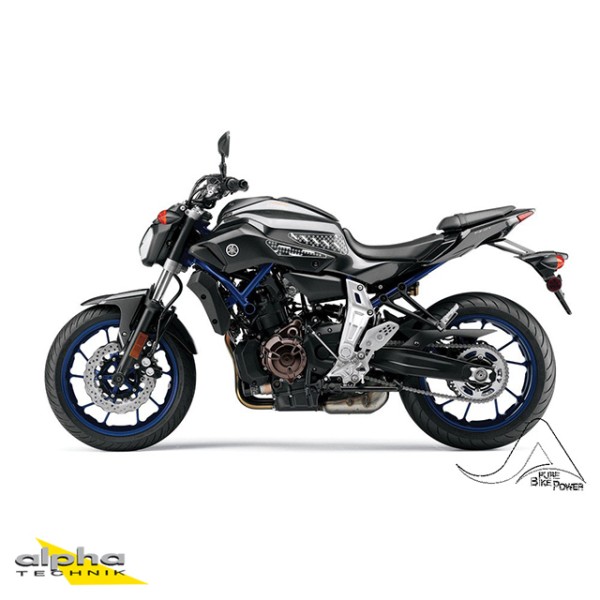 Stompgrip chiaro Volcano per Yamaha MT-07 2015-17