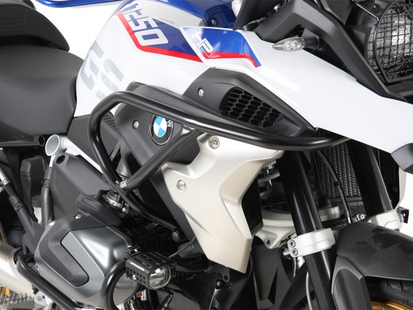 Barra di protezione serbatoio nera per BMW R 1250 GS (19-23) Hepco & Becker