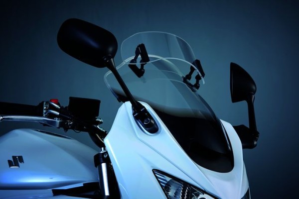 Cupolino da turismo Vario, trasparente per Suzuki GSX1250F BJ. 2010-2016