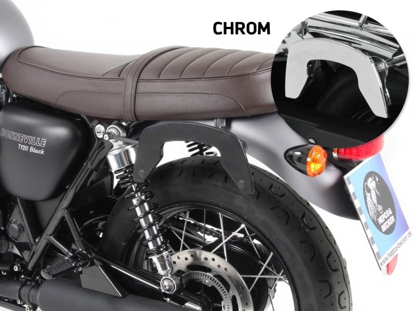 Portaborse C-Bow cromato per Triumph Bonneville T100 (17-) Hepco & Becker