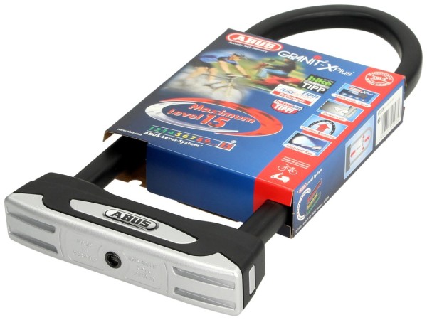 ABUS U-lock 230x108 Granit X-Plus 54 per moto, scooter e Vespa