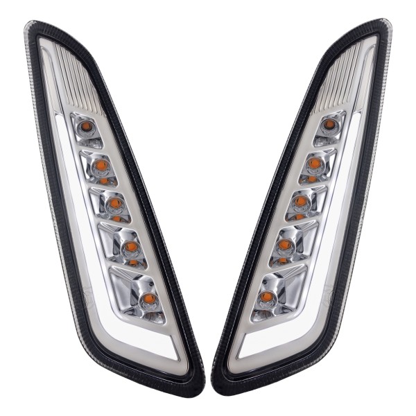 Kit frecce anteriori sinistra/destra LED colorate per Vespa Primavera /​ Sprint 125-150cc SIP Style