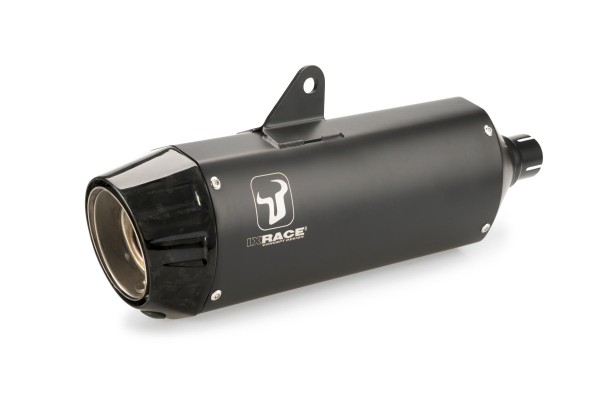 IXRACE Silenziatore posteriore in acciaio inox nero Desert per Honda CB 750 Hornet (23-)