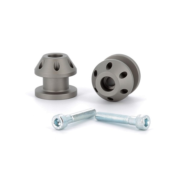V PARTS supporti per cavalletto M6 x 1 alluminio look titanio