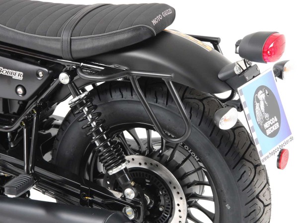 Ritaglio portaborse in pelle per Moto Guzzi V9 Bobber/Special Edition (21-) Hepco & Becker