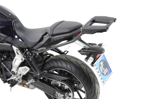 Porta bauletto Alurack antracite per Yamaha MT-07 (Bj.14-17) Hepco & Becker